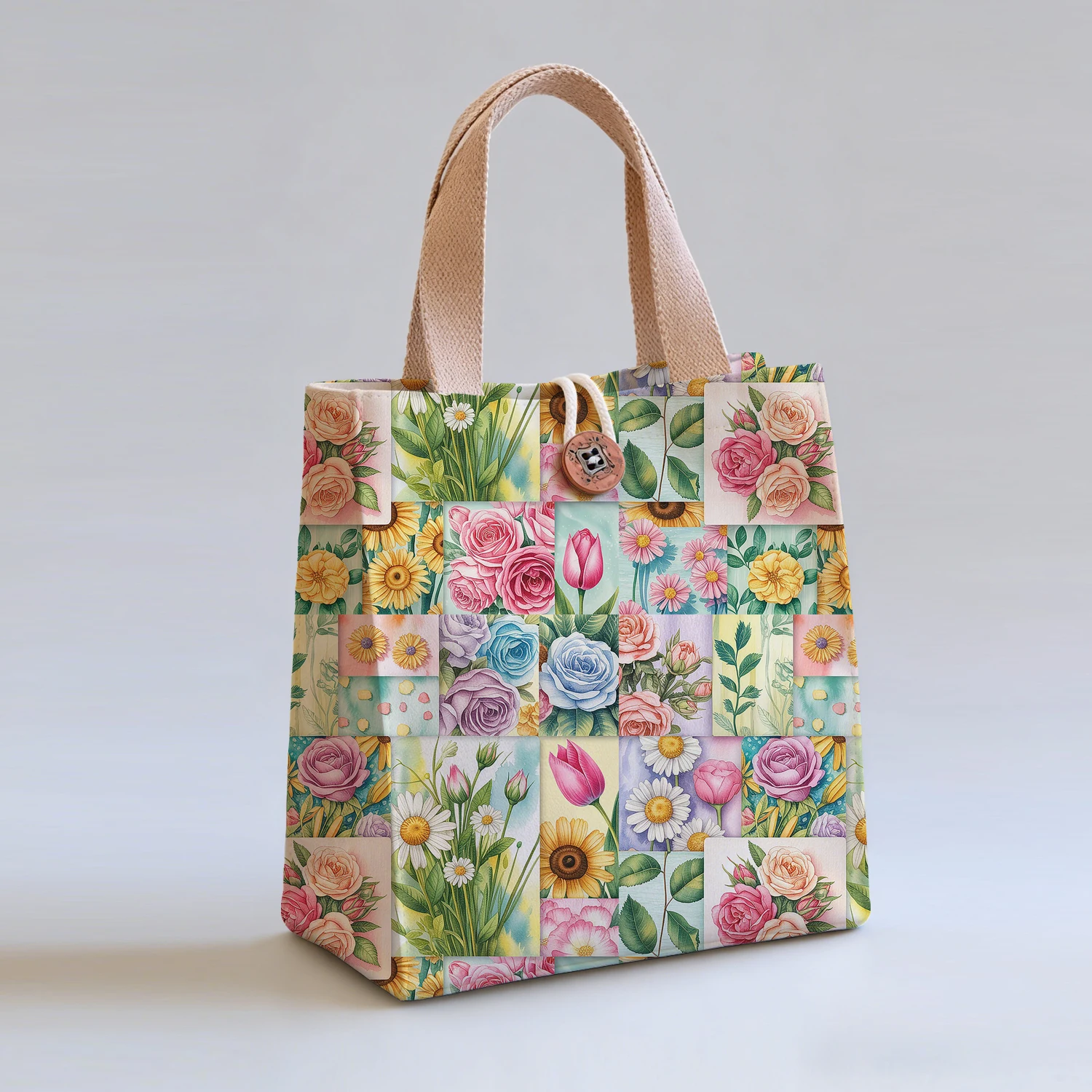 50*145cm Flower Daisy Patchwork Polyester  Fabric for Tissue Sewing Quilting Fabrics Needlework Material DIY Handmade