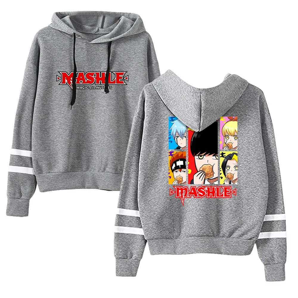 2023 Mashle Magie En Spieren Sweatshirt Dames Heren Hoodie Harajuku Streetwear Anime Kleding