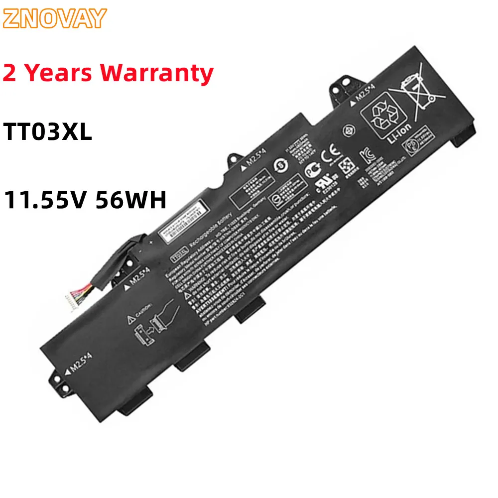 

ZNOVAY TT03XL 56WH Laptop Battery For HP EliteBook 850 G5 G6 ZBook 15U G5 G6 HSTNN-UB7T HSTNN-LB8H DB8K 932824-2C1 933322-855