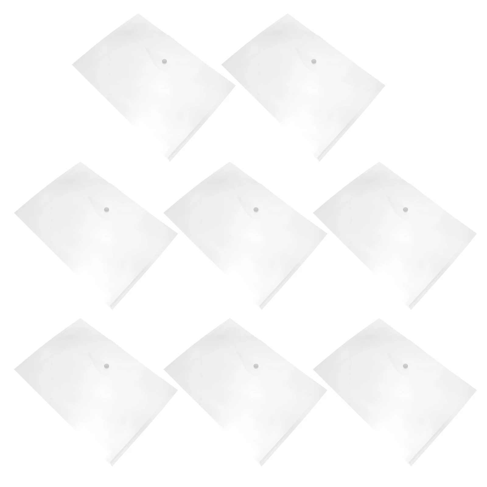 

40pcs A4 Button File Bags Document ganizer Plastic Document Folders Waterproof Storage ganizer For Office Students