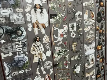 V1- SCS 1 lus 100 cm Woodland Christmas Girls Masking PET Washi Tape