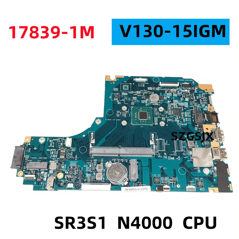 

FOR Lenovo V130-15IGM Notebook Motherboard, LV315GM 17839-1M With CPU N4000 /N4100 DDR4 100% Fully Tested