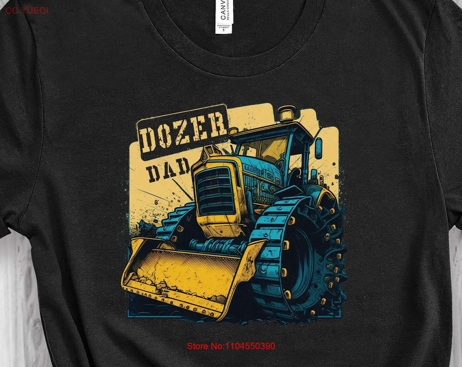 

Футболка Dozer Dad, бульдозер, водитель, строитель, оператор, тяжелое оборудование, одежда, экскаватор, день отца