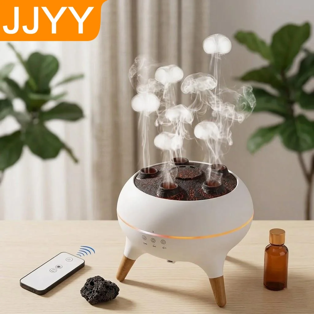 

Увлажнитель воздуха для спальни 28 дБ с функцией ароматерапии, 7-цветной LED-подсветкой, автоматическим отключением, холодным туманом и освежителем воздуха для домашнего декора