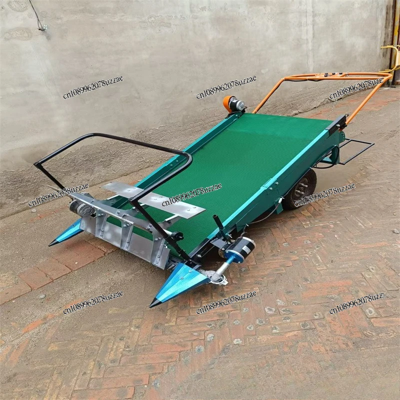 Large Area Vegetable Field Hand-held Chicken Feather Collector, Electric Leaf Harvester, Oil-electric Root Collector with Basket