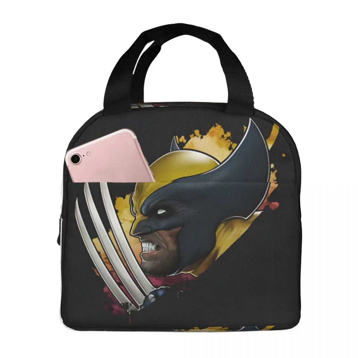 For Women Kid Food Pouch X-Manatees! SALE! Accessories Disney Marvel Deadpool And Wolverine Zipper ClosureLunch BagTravel