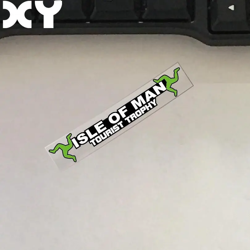 Isle of Man Racing Sticker, Multi-color Waterproof Vinyl Decal, For Motorcycle & Car Decor