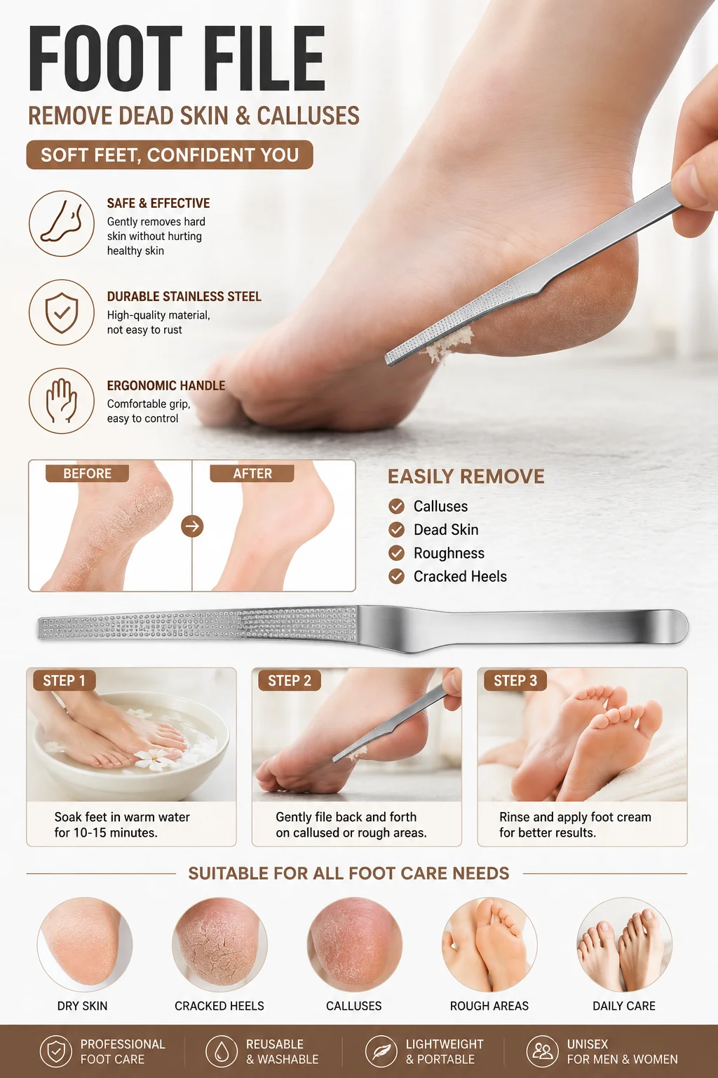Foot Callus Remover Set 1/2/5PCS, Pedicure Knife, Dead Skin Scraper, Corn Shaver, Foot Care Tool