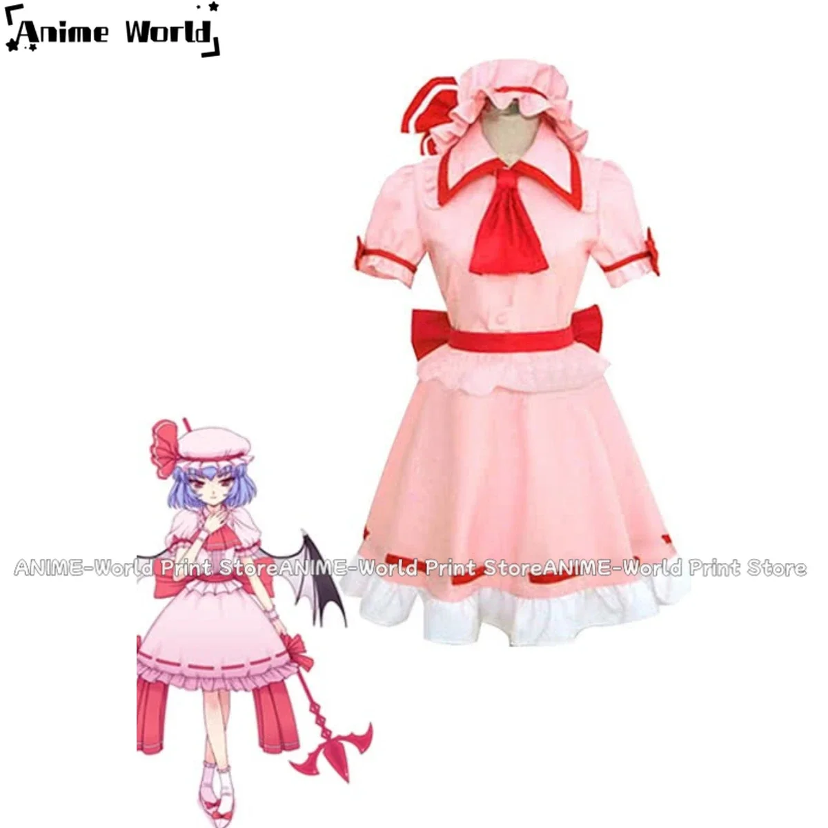

《Custom Size》Touhou Project Remilia Scarlet Cosplay Costume