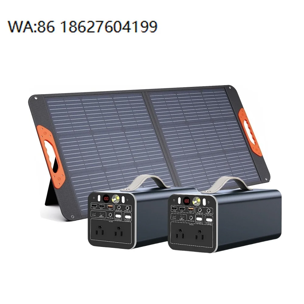 200W MPPT Solar Portable Power Station, 110V 220V Dual Voltage, Cross-border Outdoor Emergency Energy Supply
