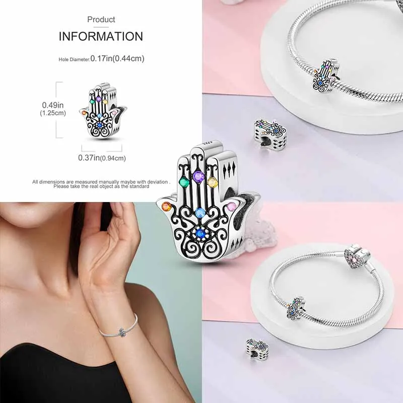 2025 الساخن الأيائل ديناصور مضيئة اليراع استرخى سحر زهرة الخرز بيع 925 فضة صالح الإسورة سوار DIY بها بنفسك دلايات المجوهرات #2
