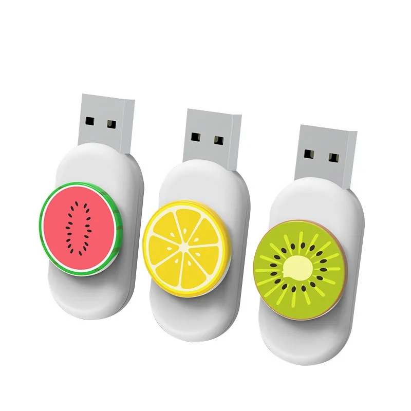 

Personalized cartoon U disk rotatable gift U disk fruit series new creative students