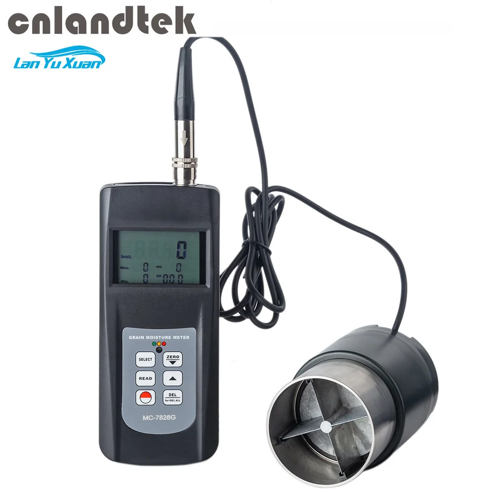 Landtek MC7828G Cup Type Grain Digital Moisture Meter Tester 36 Kinds  Corn Seed Paddy Whole Rice Coffee Sesame Wheat