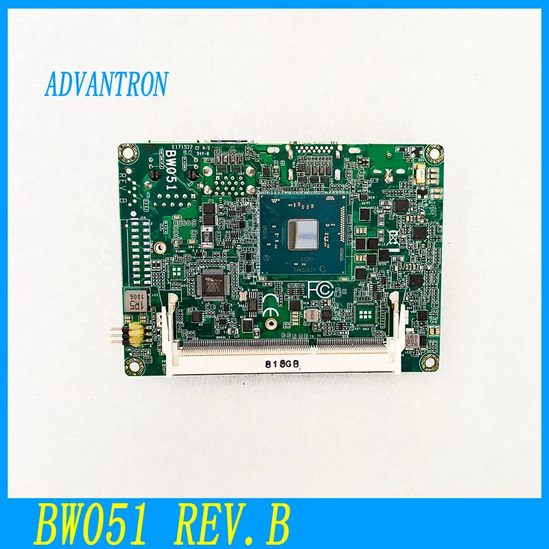 

BW051 REV.B Встроенная промышленная плата управления BW051-BB-E8000 Материнская плата промышленного управления