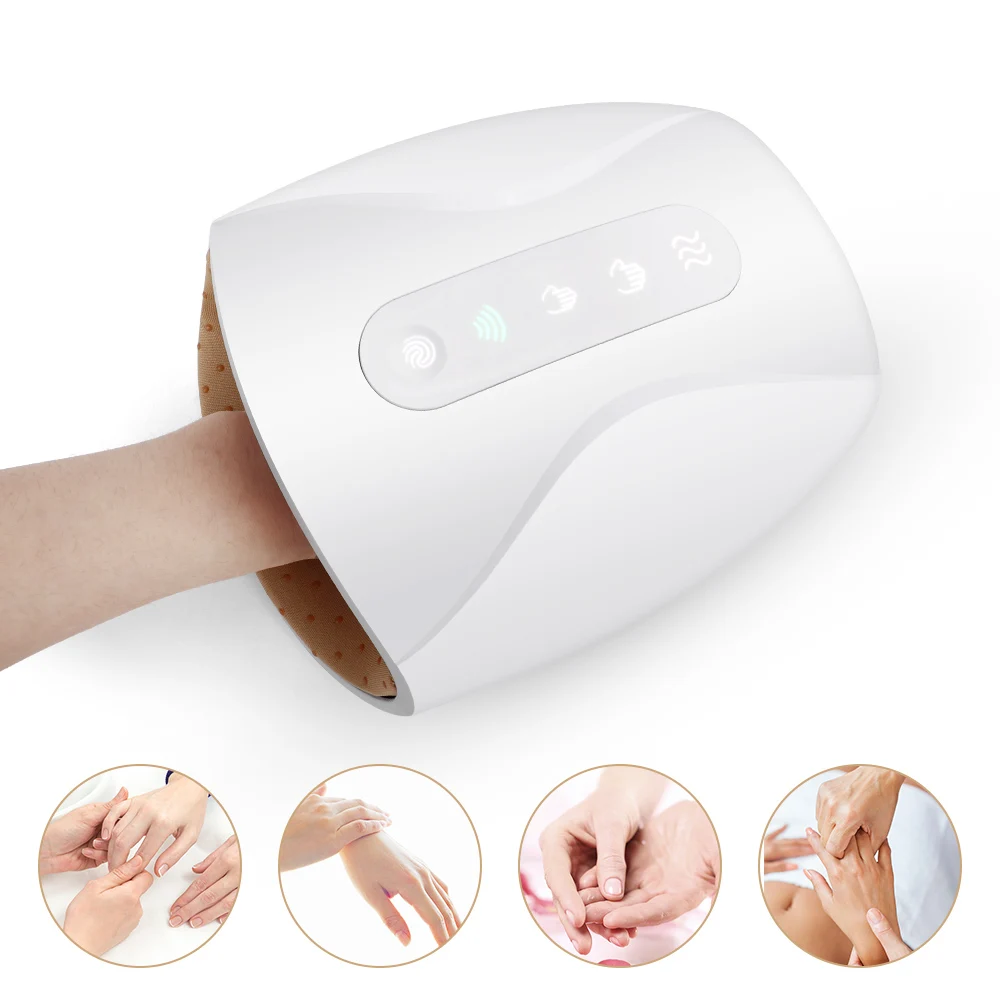 

Electric Hand Massager Air Compression Palm Massage Wireless Hot Compress Relief Arthritis Pain Finger Massage Care Therapy Tool