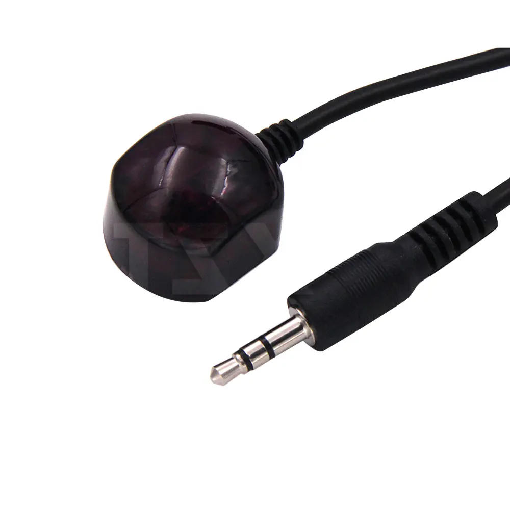 1/2/5/10 buah koneksi kabel ekstensi dari penerima kendali jarak jauh inframerah dari Set TV-kotak atas lebih sensitif 3.5mm