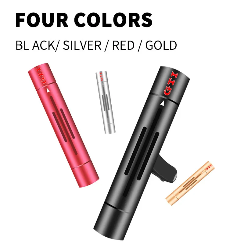 1Pc Auto interior Car Air Freshener Outlet Air Vent Perfume Diffuser Emblem For VW Golf Amarok T5 Phaeton ID3 Tiguan T-Cross GTI