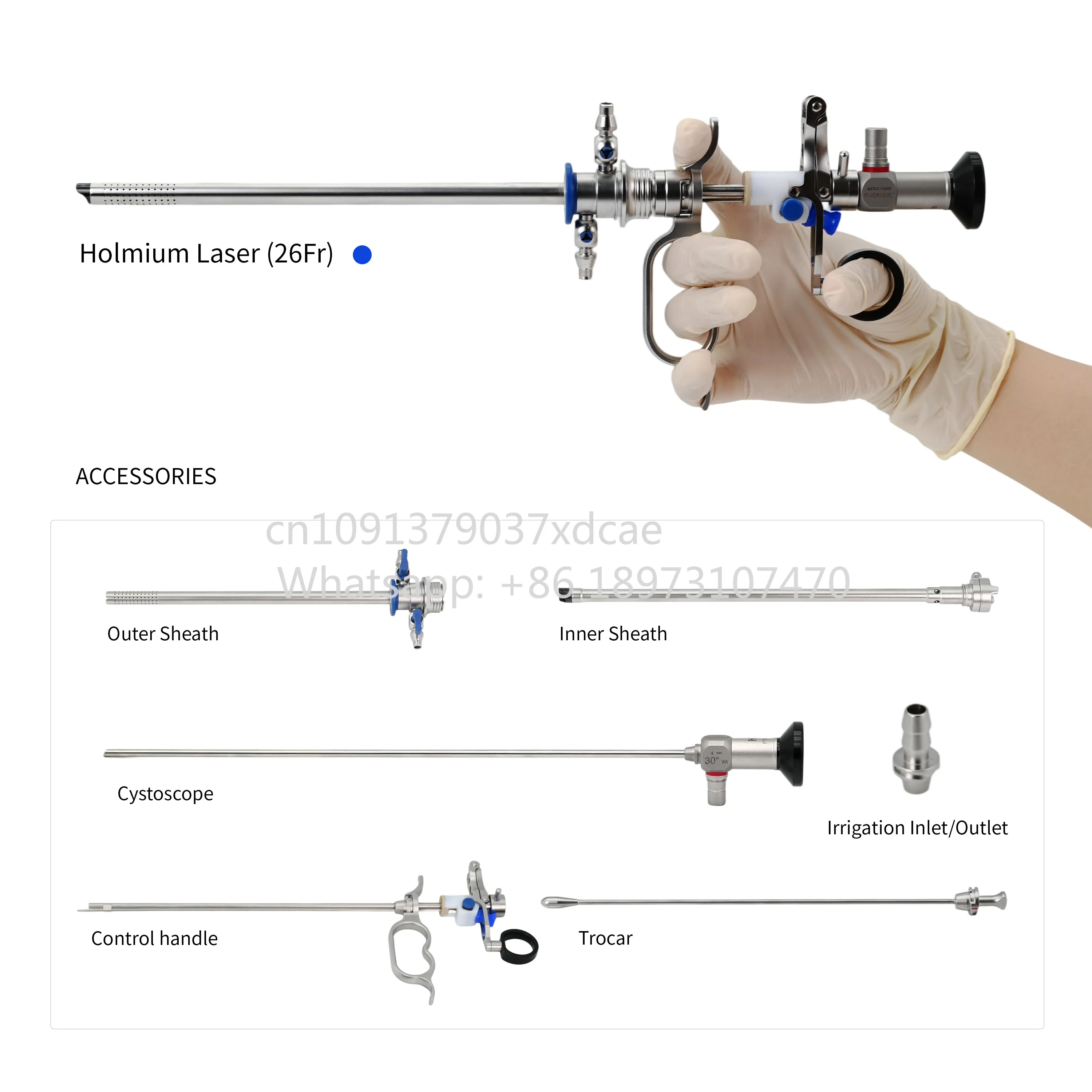 2026 NEW JIACHENG . Prostate Tissue Removal Resectoscope Holmium . Enucleation Urology Surgery Instruments Stainless S