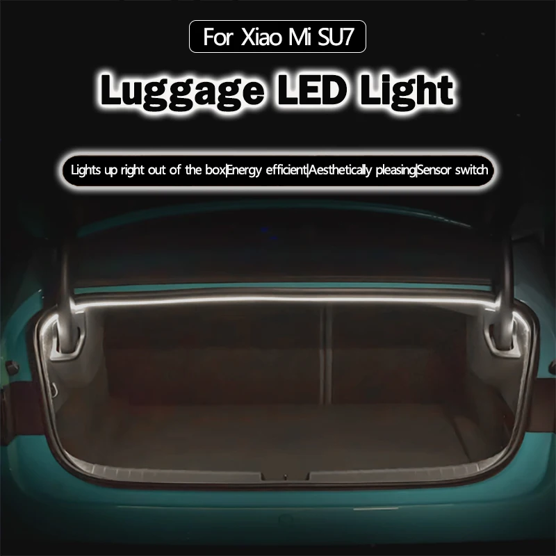 For Xiaomi SU7 Trunk LED Ambient Light Interior LED Flexible Light Strip Xiaomi Tailgate Light Strip Modification Accessories