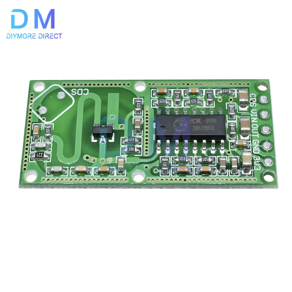 RCWL-0516 RCWL 0516 Sensor Radar Microwave Modul Sensor Tubuh Sensor Manusia Output Modul Sakelar Induksi 3.3V