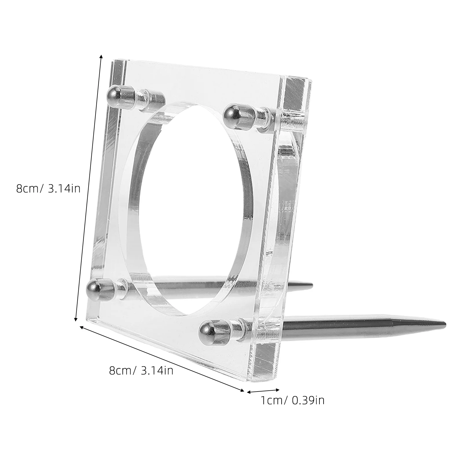 Coin Display Stand Box 60 Mm Inner Diameter Elegant Organizer for Collectors Storage Case Commemorative Coin Display
