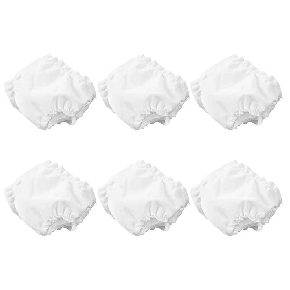 

6 Pcs Panties Dollhouse Baby Accessories Number Underpants Toys Cloth Diapers Pretend Reusable