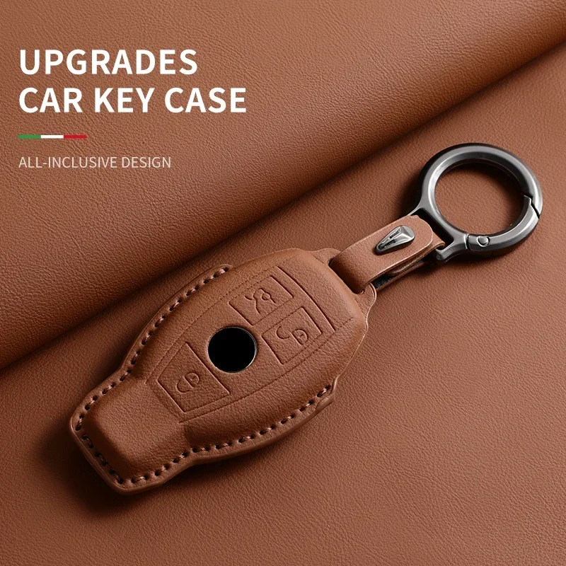 Coque de protection de clé de voiture pour Mercedes Benz, étui pour clé de voiture, E, C, G, M, R, S, classe W204, W212, W176, GLC, CLA, GLA, Jas, GLS, GLA, GLK, CLS