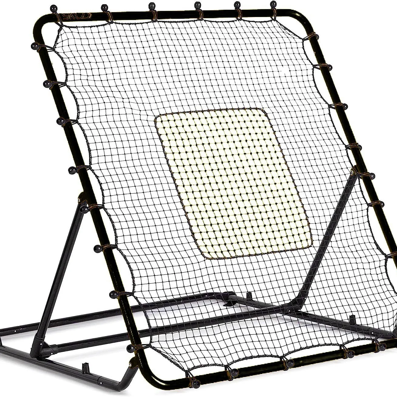 

Портативная сетка для отработки ударов по футболу и волейболу с регулируемым углом наклона и простой съемной конструкцией для тренировок