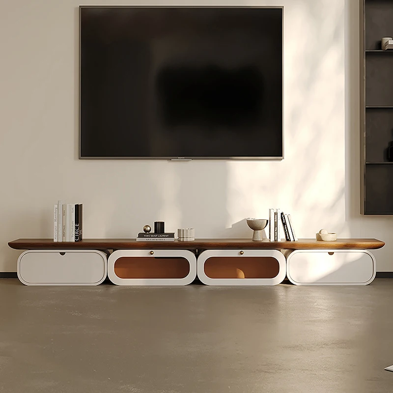 Drawers Living Room Tv Stand Modern Brown Flotante Designer Floor Tv Cabinet Nordic Luxury Showcase Fernsehtisch Furniture Home
