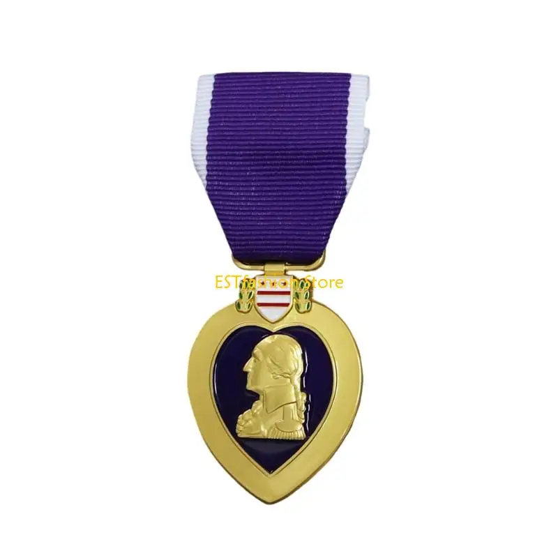 

Y5GC Hearts Medals Lapel Pin Militarys Medals Brooch Pin,Suit Pin Clothing Accessories Jewelry for Women Men