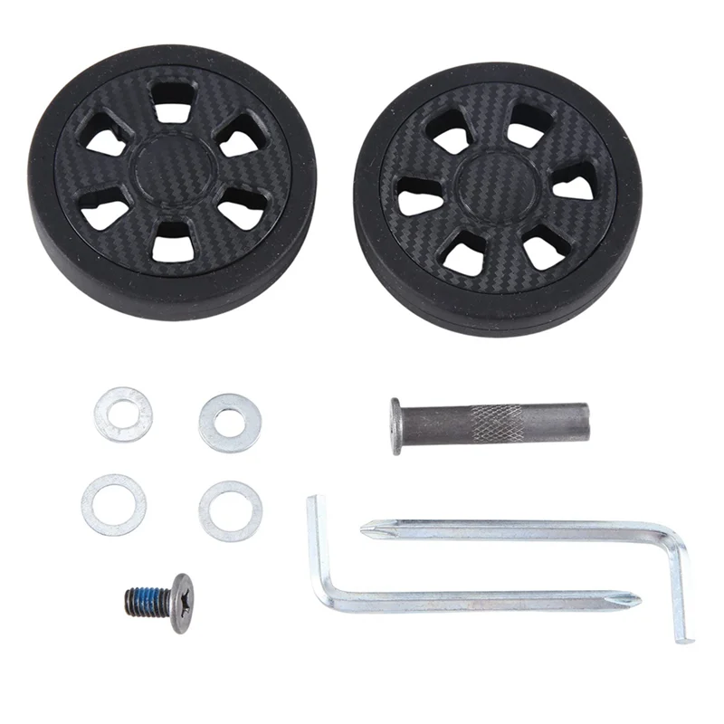 【SEE】 2 jeux de roues à bagages de remplacement 60x11mm, roulettes en PU résistantes à l'usure, roue à bagages, Double roue de 8Mm