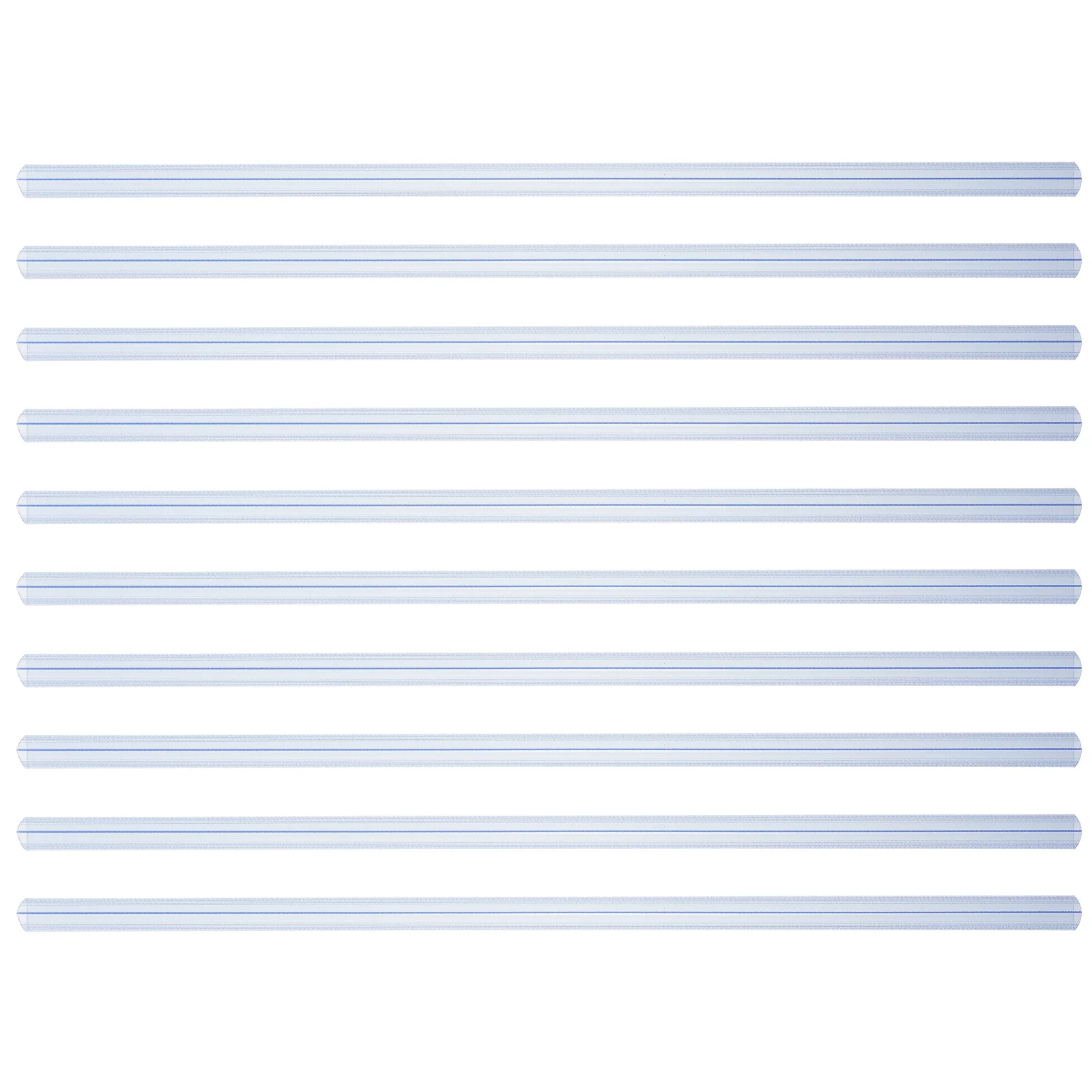 

10pcs Transparent Pull Rod Clips Plastic Slide Binders For A4 Loose Leaf Binder Rings Document Folder Stationery Supplies