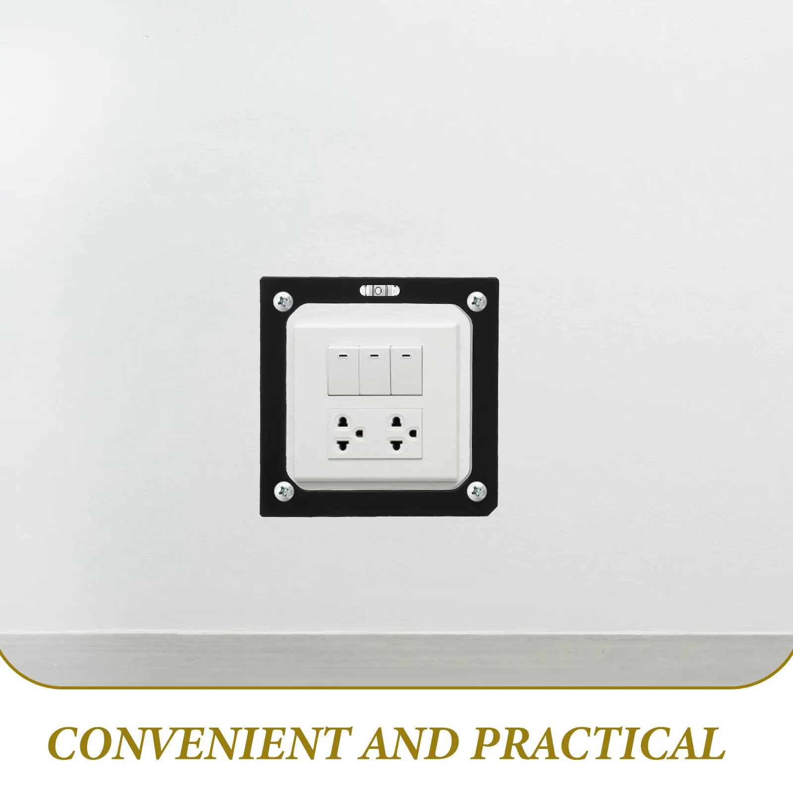 86-Type Socket Bottom Box Template Switch Socket Hole Locator for Accurate Wall Mounting Electrical Installation Time-Saving