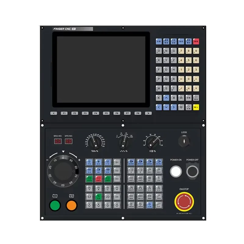 10.4 Inch Single Channel 6 Axis Cnc Controller Lathe Milling Compound Turning Center Mach3 G-Code Cnc Controller