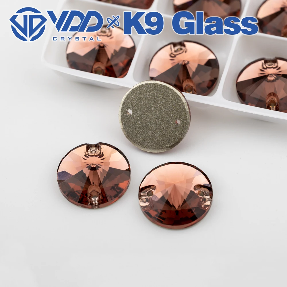 VDD Rivoli S111 Weinrot, hochwertige K9-Glas-Strasssteine zum Aufnähen, Nähkristalle, Steine für Kleidung, Bastelarbeiten, Kunsthandwerk, Hochzeitskleider – Detail 1