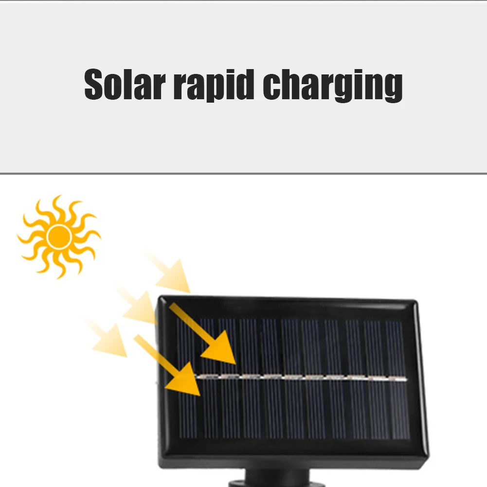 5-pakowy lampy ogrodowe na energię słoneczną lampy słoneczne gruntowy LED z bezpostaciowym krzemowym panelem słonecznym przełącznik ręczny kopułowym lampa trawnikowa na podwórko