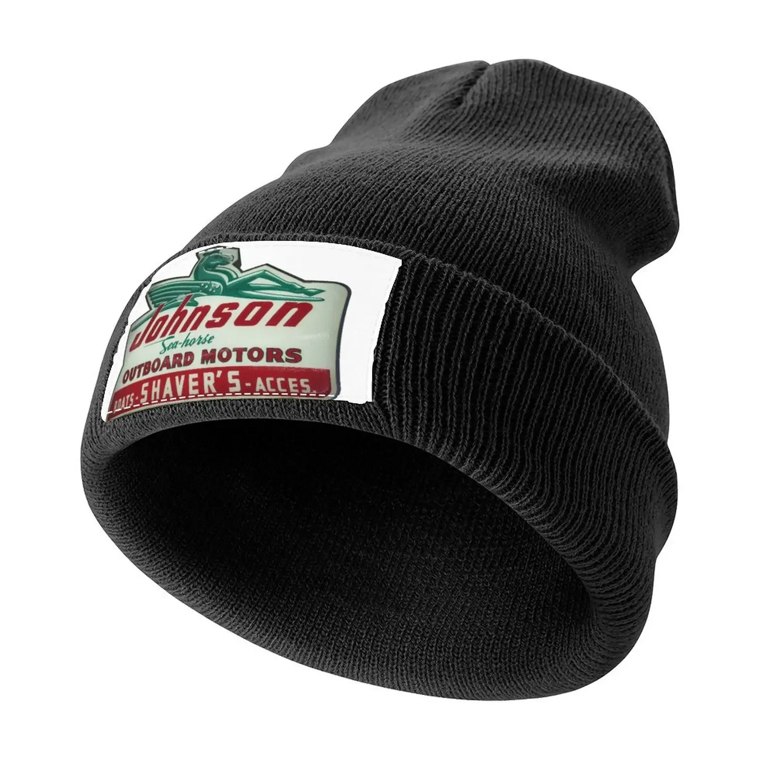 

Johnson Sea Horse Outboard Motors Logo Knitted Cap Hood Anime tea Hat Girl'S Hats Men's