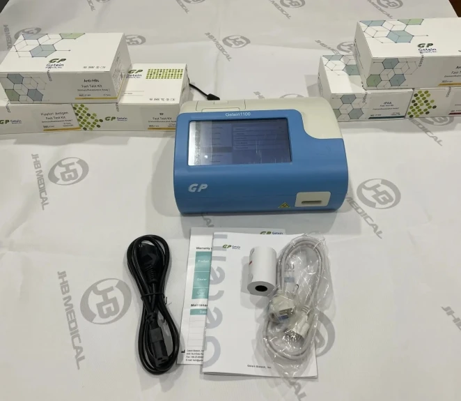 Getein 1100 esting Equipment Hormone Analyzer CTnI/HbA1c/D-Dimer/T3 T4/TSH/BNP POCT Analyzer