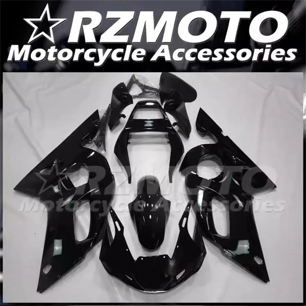 New ABS Motorcycle Fairings Kit Fit for YAMAHA YZF- R6 98 99 00 01 02 1998 1999 2000 2001 2002 Bodywork Set Black Bright