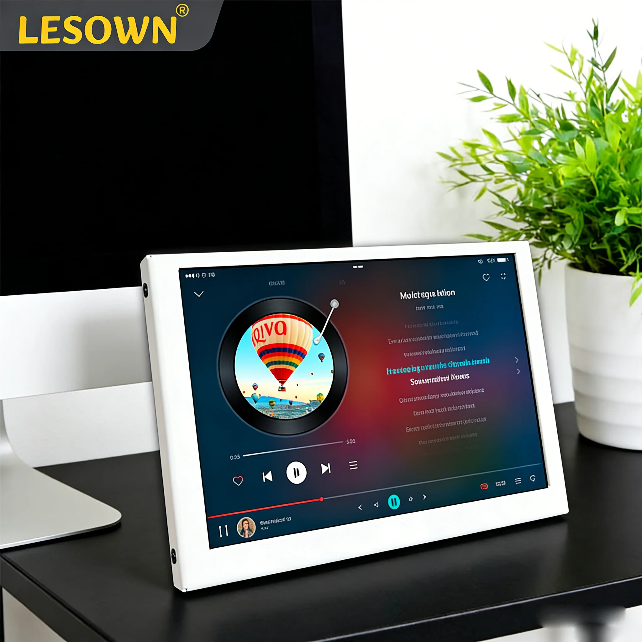 

Мини-монитор LESOWN для ноутбука 5'' 800x480 IPS, портативный дисплей, дополнительный экран для воспроизведения текстов песен