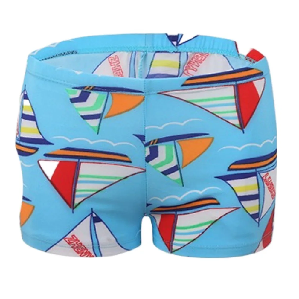 Children Movement Outfit Euro Boys Swimming Trunks Shark Portable Kids Swimwear Car Cartoon Kids Swimsuit Summer