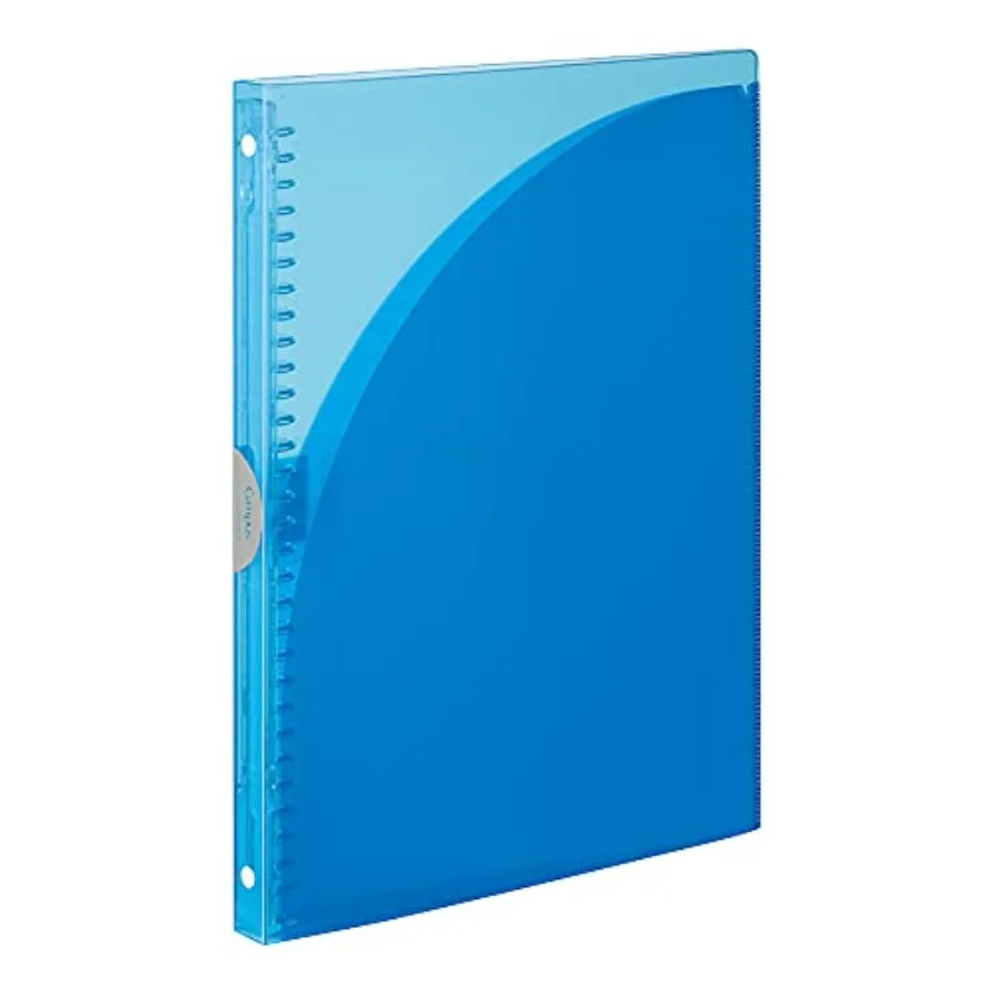 

Campus Slide Binder, Adapt Slim, Double Pockets,,30 Holes, Up to 65 Sheets,,Japan Import RU-AP171LB