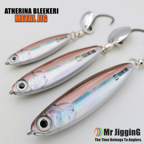 2025 nuevo súper corto Arherina Bleekeri plantillas de Metal 30g/40g/60g/80g caballa española Katsuo señuelo pesca de mar cuchara Jigging cebo