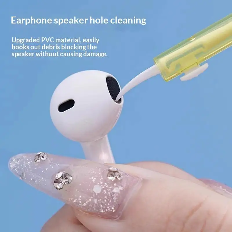 Mobile Phone Speaker Charging Port Earphone Cleaning Set Dust Plug For Phone Earphones Clean Kit Brush