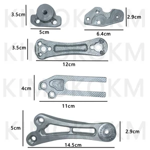 Motosiklet ve bisikletin ayarlanabilir fiber, karbon, alaşım, alüminyum jant, arka çamurluk ve çamurluk genişletici evrensel aksesuar taklidi Arka çamurlukta ilk 10 satış-no. 3