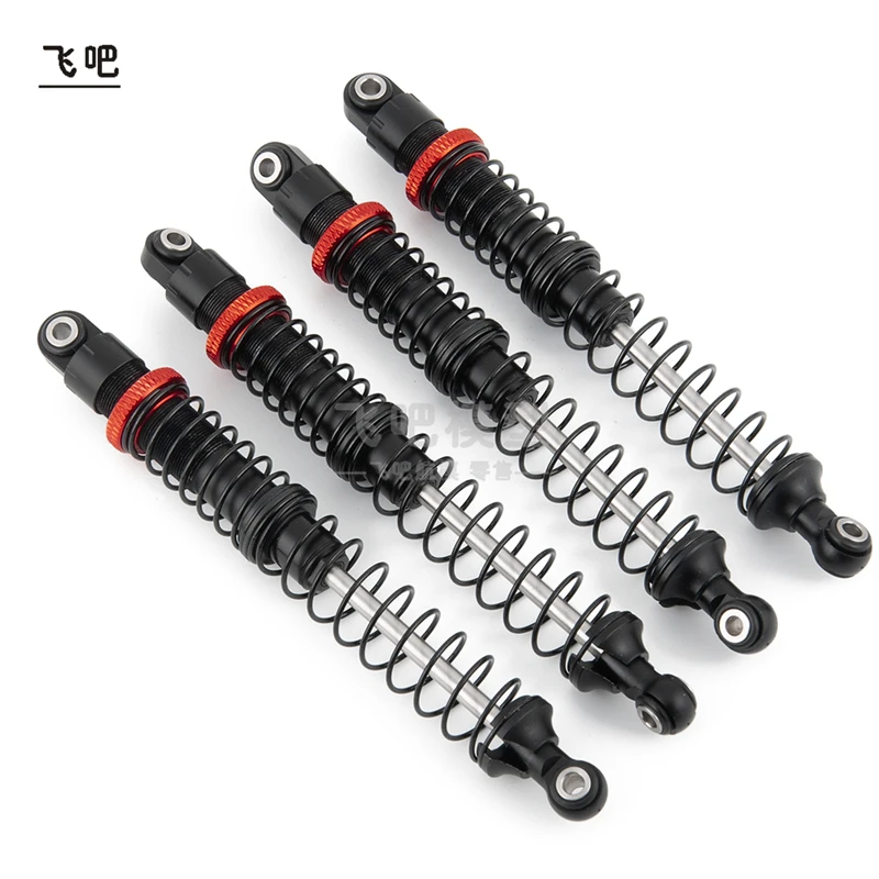 Metal Hydraulic Double-stage Spring Shock Absorber for 1/10 RC Crawler Car Traxxas TRX4 Defender Bronco AXIAL SCX10 RC4WD Parts