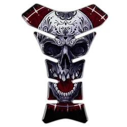 3D motosiklet aksesuarları kafatası Sticker çıkartma yakıt tankı Pad koruyucu Suzuki YAMAHA Honda Triumph için Retro dekoratif