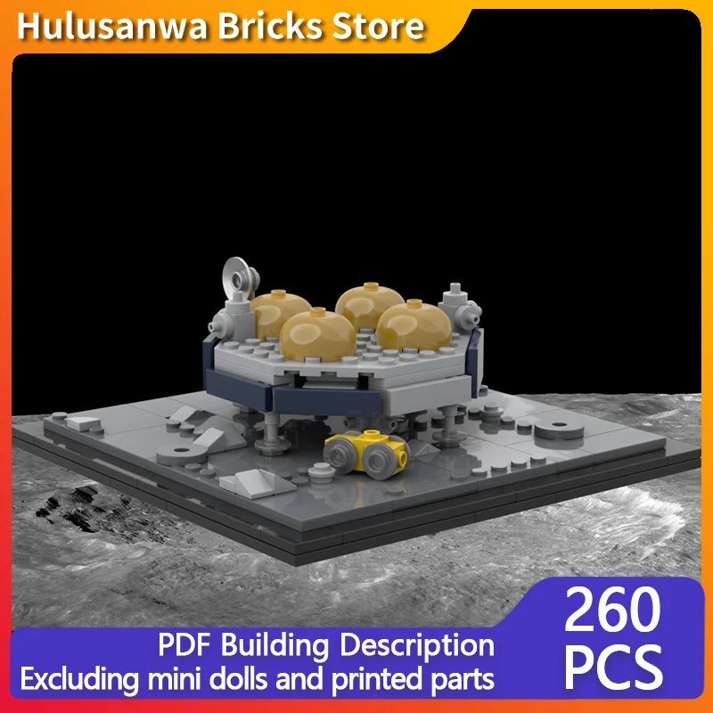 Old Griffin Lunar Lander Model MOC Building Bricks War Equipment Modular Technology Gifts Holiday Assemble Children Toys Suit