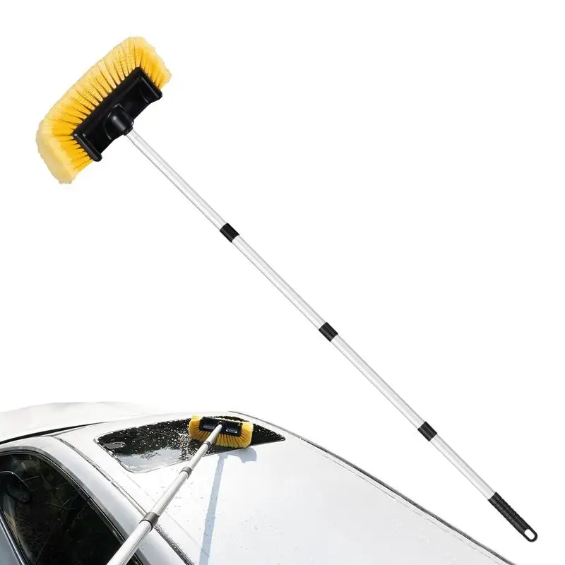

RV Cleaning Brush Soft Extending Cleaning Mop Anti-Slip Soft Car Wash Brush For Blind Dusting Ceiling Fan RV Window Home Dusting