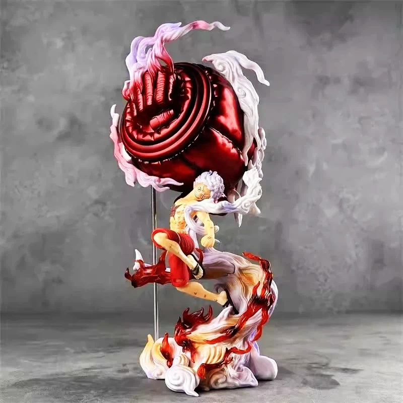 Figura de acción de One Piece Onigashima Nika Luffy, 3 formas de mano intercambiables, modelo de Anime, juguete, exquisita estatua de Pvc, regalo para seguidores Deco